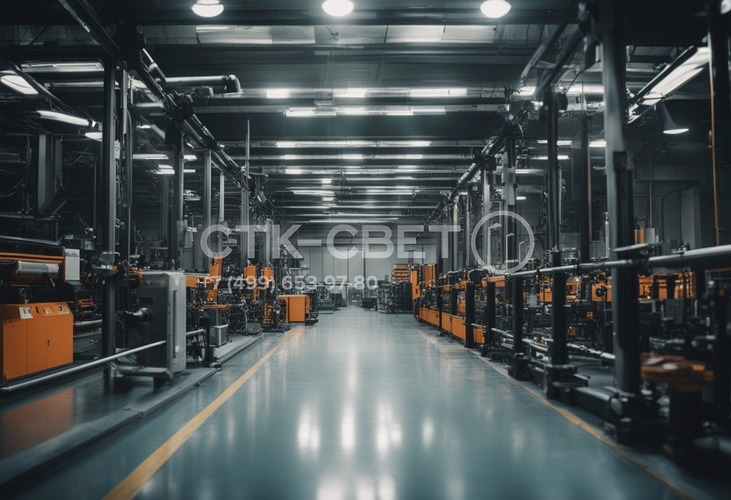 Выбор промышленных световых приборов в зависимости от вида работ в цехе